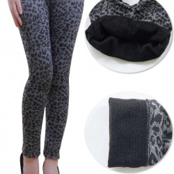 Winter warm deer snowflakers leggings