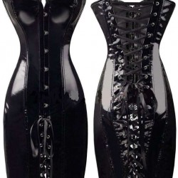 Leather Corset Dress