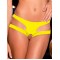 Sexy Yellow Open Crotch Cut Out Panty