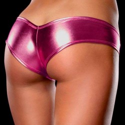 Sexy Rosy Metallic Shorts