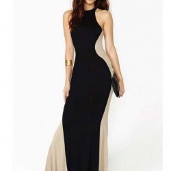 Two Tone Maxi Dress