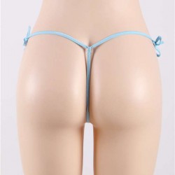 Sexy Light Blue Crotchless G String