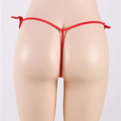 Sexy Crotchless Red G-String