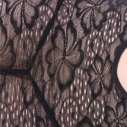 Lace Black Garter Slip Babydoll Lingerie