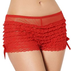 Women Red Lace Sexy Panty