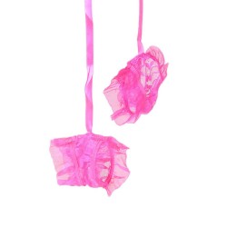 Erotic Rosy Plus Size Teddy With Wrist Restraints Erotic Rosy Plus Size Teddy With Wrist Restraints