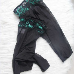 Plus Size Peacock Green Teddy Plus Size Peacock Green Teddy