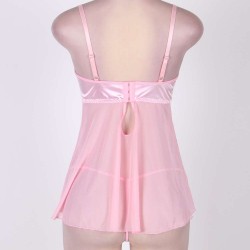 Sweet Pink Cute Style Mini Babydoll Sweet Pink Cute Style Mini Babydoll