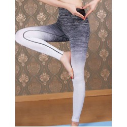 Grey Gradual Change Yoga Legging