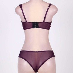 Naughty Purple Cute Boudoir Bra Set Naughty Purple Cute Boudoir Bra Set