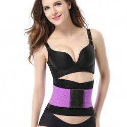 Purple 5 Steel Bones Waist Trainer Shaper