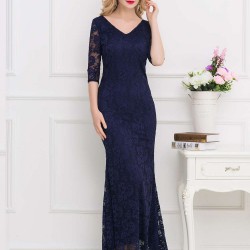 Plus Size Long Long Dress