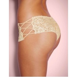 Nude Floral Lace High Waist Sexy Panty