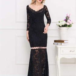 Lace Long Dress
