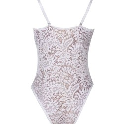 White Push-up Cup Lace Teddy White Push-up Cup Lace Teddy