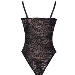 Black Plus Size Push-up Cup Lace Teddy