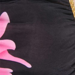 On Sale Multi Flowers Ladies Fashion Dress With belt