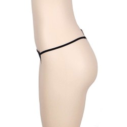 Diamond Back Black G-String
