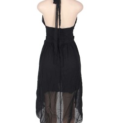 Twist Front Chiffon Dress