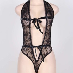 Sexy Black Lace Deep V Teddy Lingerie Sexy Black Lace Deep V Teddy Lingerie