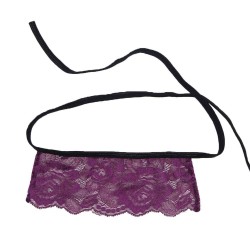 Sexy Purple Lace Bustier Lingerie Set With Bra Rim Sexy Purple Lace Bustier Lingerie Set With Bra Rim