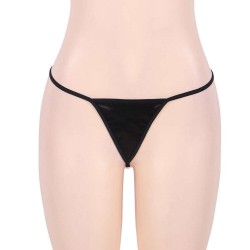 Purple And Black 3 Pcs Open Bust Bra Set With Bra Rim