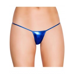 Exotic Micro Shiny Blue G String Thongs