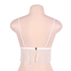 White Lace Bralette Top