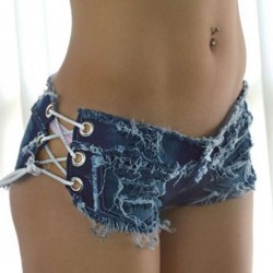Sexy women summer shorts jeans denim micro mini jean