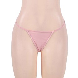 Seduction Pink Lace Transparente Halter Sexy Babydoll