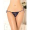 Navy Blue Lace-up Sexy Panty
