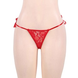 Sexy Lace-up Red Panty