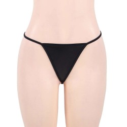 Plus Size Black Sexy Lady Leather Lingerie 