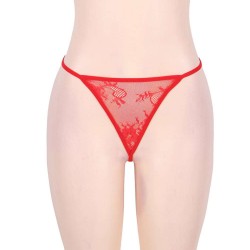 Plus Size Red Belted Lace Eyelash Sleepwear Gown Plus Size Red Belted Lace Eyelash Sleepwear Gown