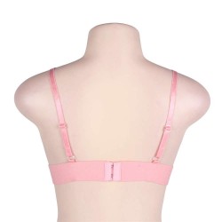 Plus Size Pink Lace Bralette Top Plus Size Pink Lace Bralette Top