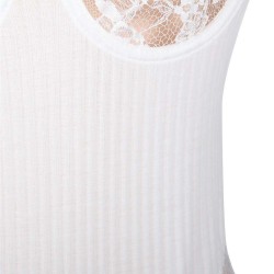 Plus Size White Lace Personality Lace-up Sexy Teddy Plus Size White Lace Personality Lace-up Sexy Teddy