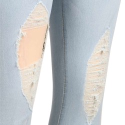 Top Design Ripped Women Jeans 