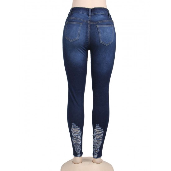 Top Design Ripped Women Jeans Top Design Ripped Women Jeans