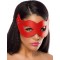 Red Leather Eye Mask