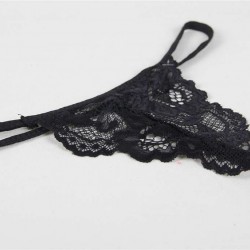 Black lace Deep V Collar Chemise Dress