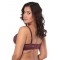 Wine Red high-quality lace comfortable T-shirt bra