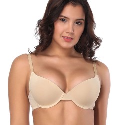 Beige High quality smooth basic comfort T-shirt bra Beige High quality smooth basic comfort T-shirt bra