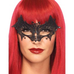 Glamorous Black Bat Lace Eye Mask