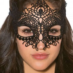 Enchanting Black Lace eye mask
