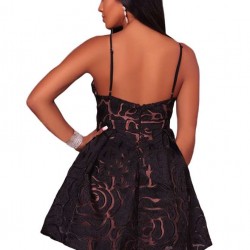 Flower Pattern Perspective Dress