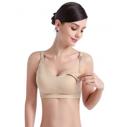Beige Comfort Breast-feeding Nursing Bra Beige Comfort Breast-feeding Nursing Bra