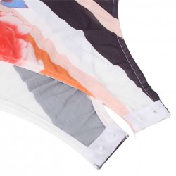 Fashion Printed Tulle Teddy