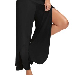 Solid Color Sports Yoga Wide Leg Pants