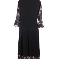 Plus Size Flowy Floral midi Dress