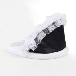 Halloween Satin French Maid Adult Uniform Fancy Dress Costume